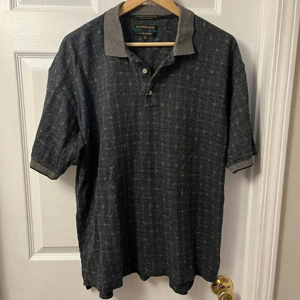 Men’s Alexander Julian Polo Shirt Size XL